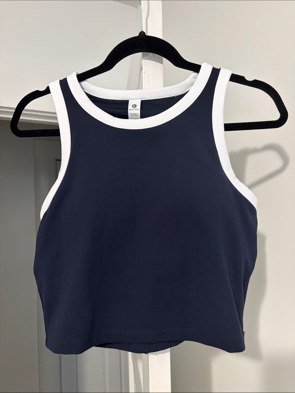 Navy Contrast Tank